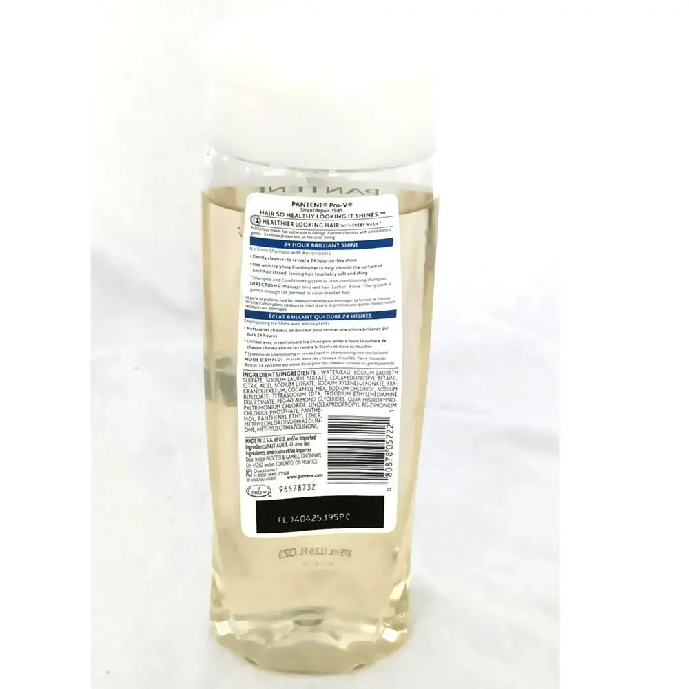 Pantene Pro V Ice Shine Luminous Shampoo Shine Silicone Free 12.6 oz Discontinue